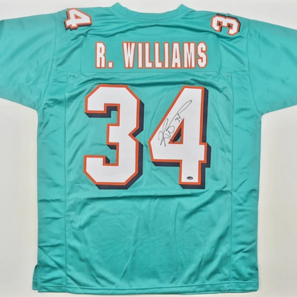 Ricky Williams Signed Jersey (Schwartz) Miami Dolphins